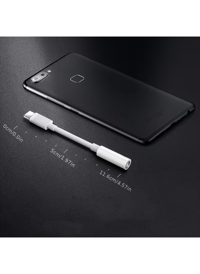 Arabash USB Type C to 3.5mm Audio Adapter, USB C to Aux Audio Dongle Cable Cord, USB Type C to 3.5mm Female Headphone Jack Adapter for Pixel 4 3 2 XL S20+ Note 20 S9 Plus iPad Pro - Image 2
